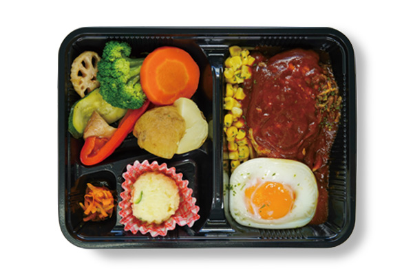 手ごねデミハンバーグ弁当
