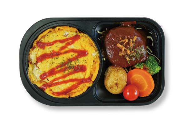オムバーグ弁当